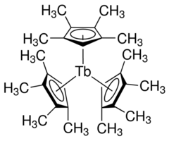 Tris(tetramethylcyclopentadienyl)terbium(III) - CAS:148607-25-4 - Terbium(3+) tris(2,3,4,5-tetramethylcyclopenta-2,4-dien-1-ide), 67(Me4Cp)3